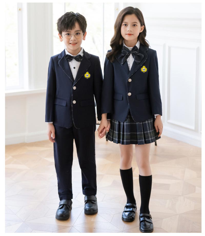 入学式 スーツ 子供 セーラー服 チェックスカート キッズ 卒業式 5点セット 女子学生制服 上下セット フォーマル スクールシkidssuit-005