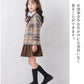 入学式 スーツ 子供 セーラー服 チェックスカート キッズ 卒業式 5点セット 女子学生制服 上下セット フォーマル スクールシkidssuit-006