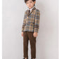 入学式 スーツ 子供 セーラー服 チェックスカート キッズ 卒業式 5点セット 女子学生制服 上下セット フォーマル スクールシkidssuit-006