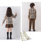 入学式 スーツ 子供 セーラー服 チェックスカート キッズ 卒業式 5点セット 女子学生制服 上下セット フォーマル スクールシkidssuit-006