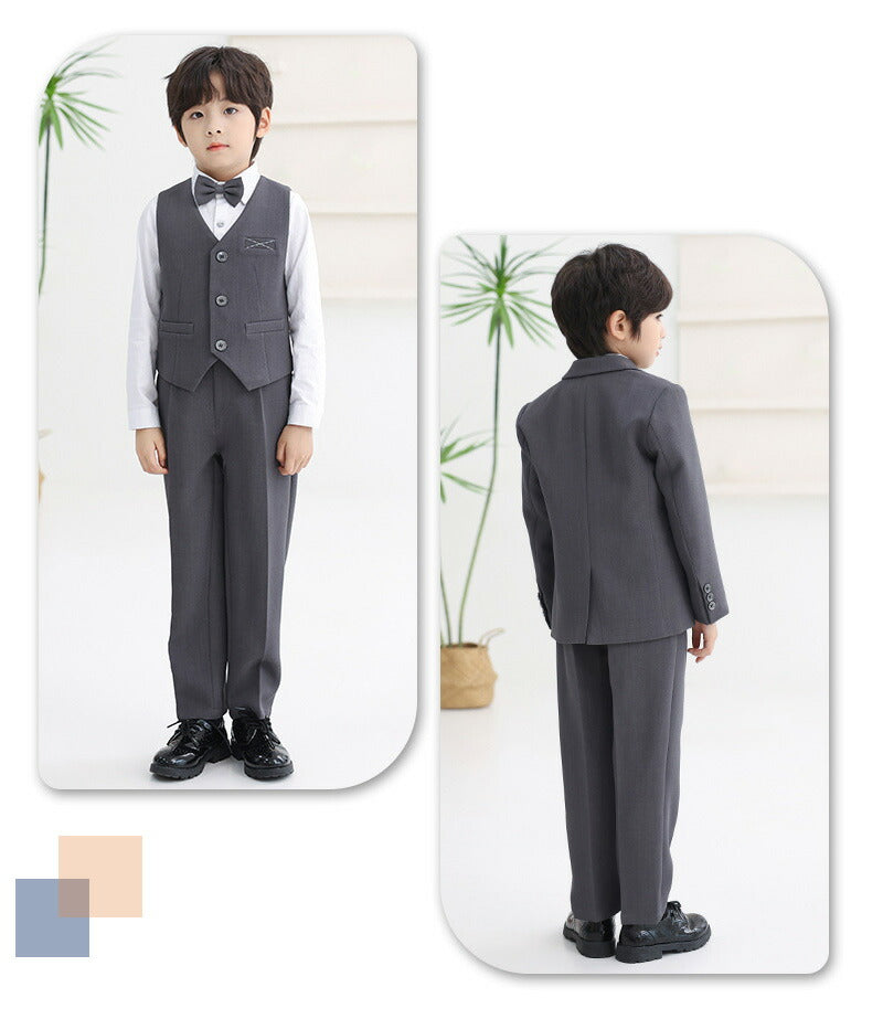 スーツ 男の子 5点セット 6点セット 七五三 子供 入学式 フォーマル 子供スーツ 子供服 卒業式 送料無料 紳士服 キッズ 誕生日 入園式 小学生 中学生 kidssuit-010