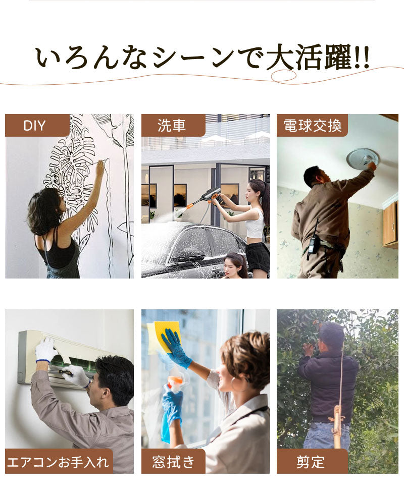 【18日-21日限定※10％OFF】踏み台 脚立 折りたたみ おしゃれ アルミ製　軽量  3段 4段 5段 6段 ステップ台 折りたたみステップ ホワイト ブラfumidai-1701