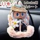 LABUBU用 安全シート 椅子 11色 ドールカーシート ラブブ エアコン飾り クリップ リアル ベビーシート ぬいぐるみ人形 シート エアコンアクセサリー 装飾 飾り 座っている姿用 チャイルドシート ドール用 カーシート 車 アクセサリー