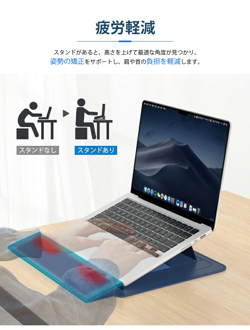 スタンド 多機能 pcケース バッグ 3in1 耐衝撃 軽量 女性 おしゃれ 11 12 15.6インチ パソコンケース オシャレ 軽量 パソコンカバー ケース Surface Laptop Lenovo CASE iPad 15.6インチノートパソコン PC収納 薄型 17インチ PC保護バッグ 撥水 手帳型 通勤 通学 新学期