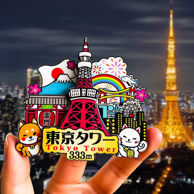 マグネット 冷蔵庫 ランドマーククラフト 冷蔵庫マグネット かわいい 冷蔵庫装飾 おしゃれ 強力 磁石3D立体デザイン 飾りマグネット 玄関ドア インテリア用 小物 プレゼント 磁石 雑貨 記念品 アクセサリー 玄関扉にも ミニマグネット マーク入り