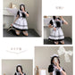 メイド服 メイド 服 6点セット コスプレ 可愛い 女の子 レディース メンズ 半袖 ロリータ ワンピース リボン 黒 ピンク ハロウィン 衣装 大きいサイズ 定番 S-5XL 男性ウケ かわいい 洋服 クラシカル ゴスロリ