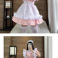 メイド服 メイド 服 6点セット コスプレ 可愛い 女の子 レディース メンズ 半袖 ロリータ ワンピース リボン 黒 ピンク ハロウィン 衣装 大きいサイズ 定番 S-5XL 男性ウケ かわいい 洋服 クラシカル ゴスロリ