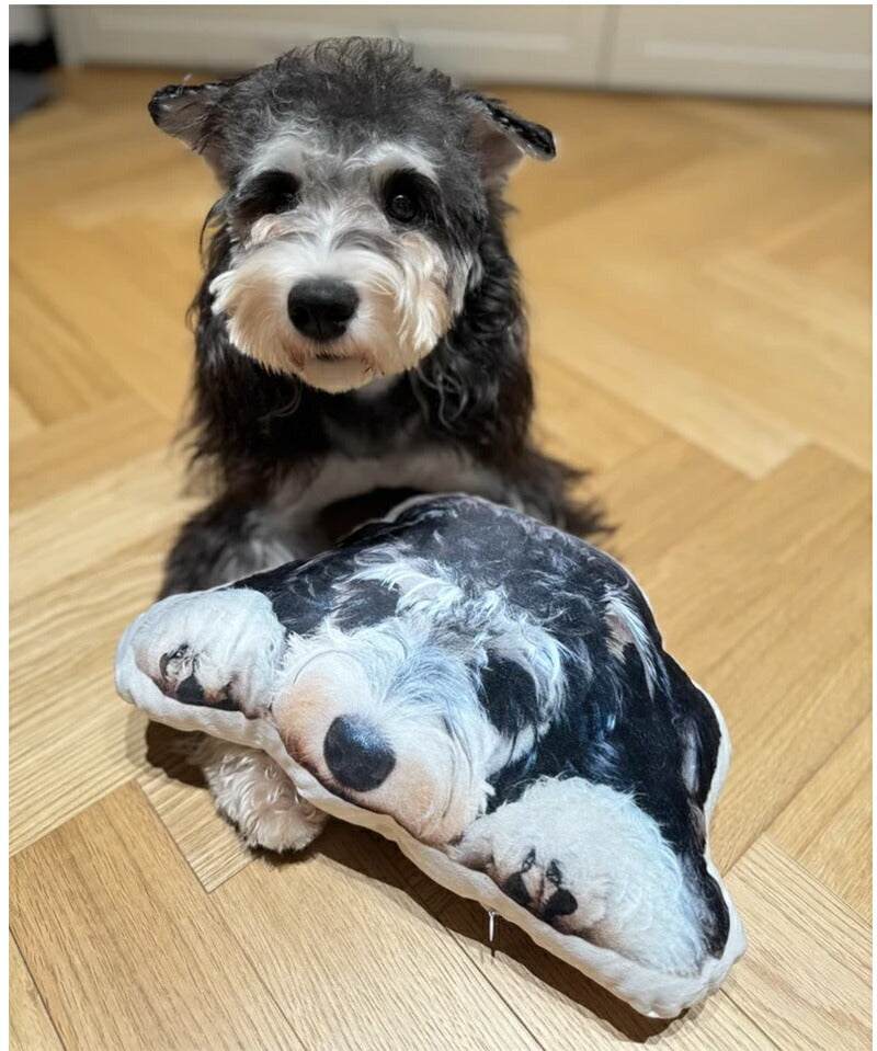 クッション ペット グッズ 写真 オリジナル 記念 両面 プリント メモリアルグッズ オリジナルクッション 動物 猫 犬 makura-002