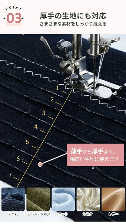 【豪華172点セット】 ミシン 初心者セット 電動ミシン 12種類 ステッチ 自動糸調子 家庭用ミシン ミシン初心者 小型ミシン コンパクト 安いミシン 子供 刺繍 刺しゅう ボビン ミシン糸 針 軽量 多機能 シンプル 手作り 豪華付属品付き 入園入学 母の日