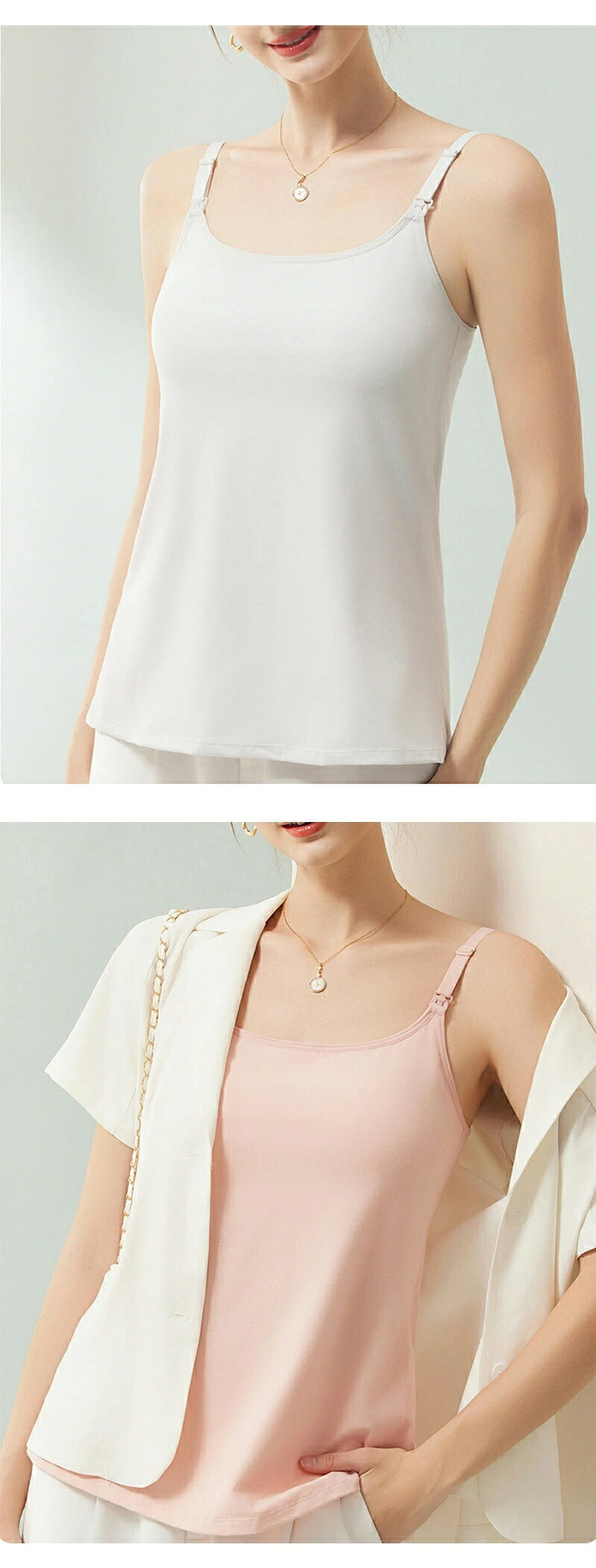授乳キャミソール 授乳ブラトップ マタニティキャミソール 授乳ブラ ブラキャミソール カップ一体型 カップ付き アンダーらくらく 授乳服 授乳キャミ ブラトップ ブラジャー インナー 肌着 下着 妊婦 産前 産後 リラックス かわいい おしゃれ 春 夏 春夏