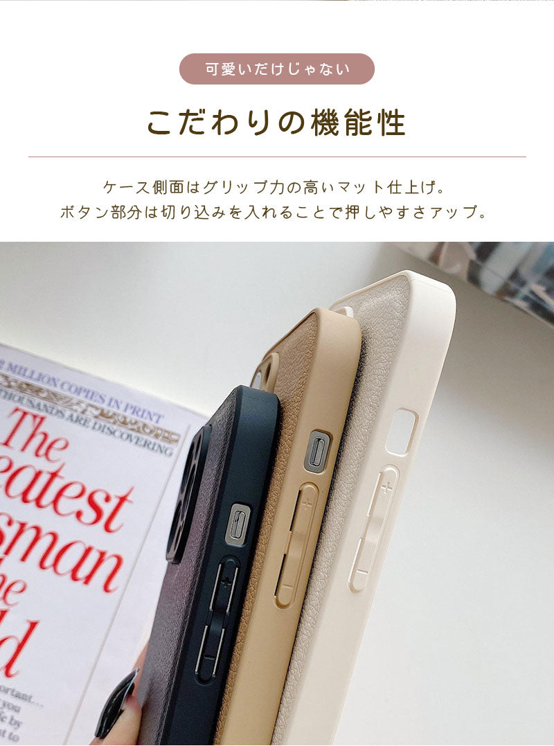 iPhone17 ケース iPhone17Pro iPhone16 iPhone15 iPhone14 iPhone14Pro iPhone14ProMax iPhone13 対応 スマホケース 耐衝撃 レザー シンプル 韓国風 可愛い 黒 iPhoneケース 15Pro対応 アイフォンケース