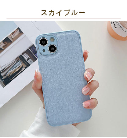 iPhone17 ケース iPhone17Pro iPhone16 iPhone15 iPhone14 iPhone14Pro iPhone14ProMax iPhone13 対応 スマホケース 耐衝撃 レザー シンプル 韓国風 可愛い 黒 iPhoneケース 15Pro対応 アイフォンケース