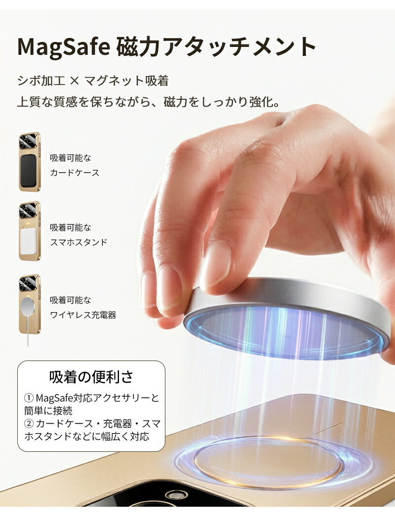 iPhone16 iPhone15 iPhone14 ケース カメラリング全面保護 MagSafe 対応 スマホケース リング付き スタンド 耐衝撃 全面保護 360度フルカバー ワイヤレス充電 シンプル 16Pro Max 対応 スマホケース