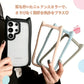 galaxy ケース s26 猫耳 ギャラクシー カバー クリア 透明 かわいい 韓国 おしゃれ S26EDGE ケース ショルダー スマホショルダー ストラップ カメラ保護 ねこ みみ 猫 携帯ケース スマホケース iPhone16Pro ケース iPhone16ProMax ケース