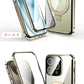 両面クリア iphone17 iPhone16 iPhone15 iPhone14 ケース MagSafe 対応 スマホケース リング付き スタンド 耐衝撃 全面保護 360度フルカバー ワイヤレス充電 シンプル 16Pro Max 対応 スマホケース