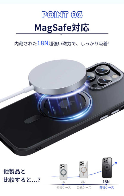 iPhone15pro ケース iphone15 16 15 14 13 12 11 pro plus max MagSafe対応 スタンド クリア 透明 マット iPhoneケース スマホケース 全面保護 リング付き 耐衝撃 米軍耐衝撃 衝撃吸収 ワイヤレス充電 リング 米軍MIL規格 アイフォン 大人 回転 磁力
