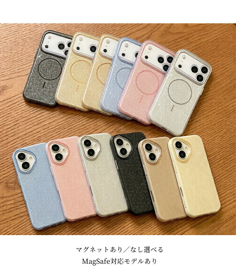 iPhone17 ケース iPhone16 ケース iPhone14 ケース iPhoneケース スマホケース カバー MagSafe対応 マグセーフ対応 キラキラ ラメ ケース 韓国 おしゃれ 女子 カメラ保護 耐衝撃 スリム 指紋防止 滑り止め 黄変防止