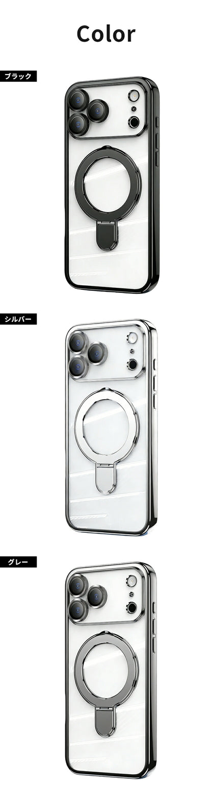 iPhone17 ケース MagSafe対応 スマホケース 透明 シンプル iPhone17pro ケース カメラ保護 黄変防止 iPhone16pro ケース スタンド機能 iPhone16 ケース iPhone15 ケース iPhone15Pro iPhone15ProMAX iPhone16 iPhone16Pro
