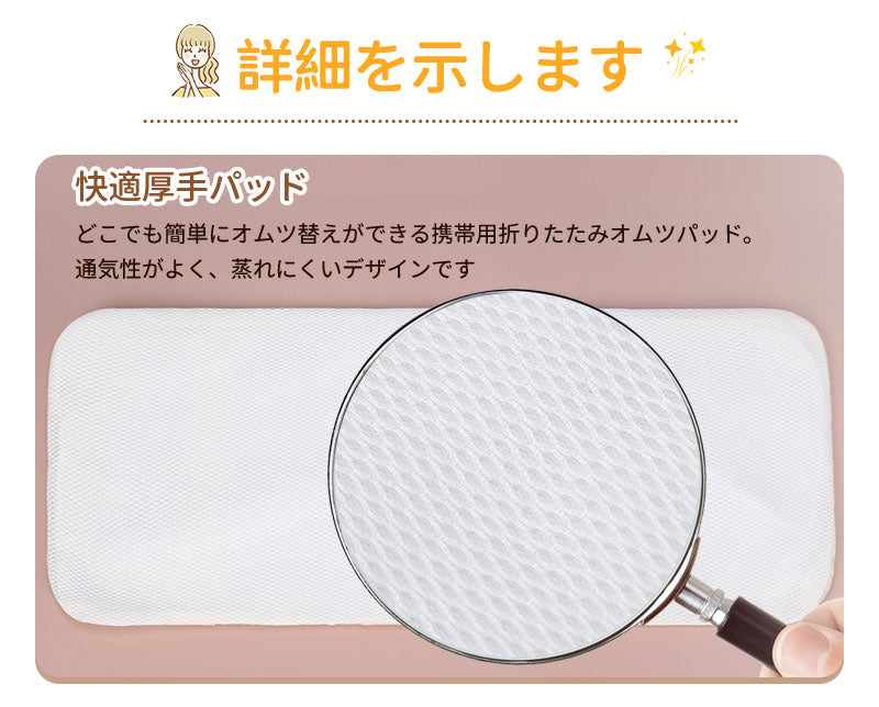 マザーズバッグ リュック ママバッグ  ベビーベッド マザーズリュック  軽量 大容量 ポータブルベビーベッド おむつ交換  蚊帳付き USBポートポーチ付き　mummy-bag-02