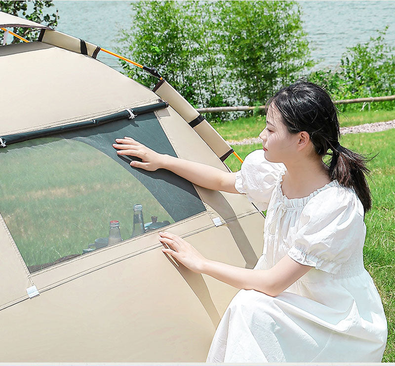 ワンタッチテント 2人用 テントドームテント 折りたたみ 簡易テント 一人用 軽量 コンパクト 収納バック付き 耐水 遮熱 UVカット 防水 耐水圧 3,000mm以上  2ドア 通気 キャンプ アウトドア ベランピング ソロキャンプ ピクニック 公園  緊急  防災