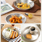 蒸しざる ステンレス皿 蒸しかご 2点セット ステンレス 蒸し皿 18cm 20cm 22cm 24cm 食洗機対応 蒸し器 調理 油切り 蒸し野菜 蒸し皿 揚げ物かご 多機能食 水切り 油切り お皿のざる 皿 フライ 天ぷら から揚げ  キッチン用品 蒸し籠 漏れ網 蒸しザル ステンレス せいろ大皿
