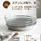 蒸しざる ステンレス皿 蒸しかご 2点セット ステンレス 蒸し皿 18cm 20cm 22cm 24cm 食洗機対応 蒸し器 調理 油切り 蒸し野菜 蒸し皿 揚げ物かご 多機能食 水切り 油切り お皿のざる 皿 フライ 天ぷら から揚げ  キッチン用品 蒸し籠 漏れ網 蒸しザル ステンレス せいろ大皿