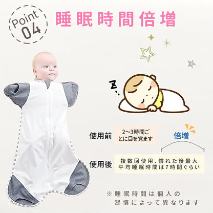 スワドル おくるみ ベビー 夏 手足が出せる 赤ちゃん 着るおくるみ 新生児 寝かしつけ 安眠 熟睡 寝ぐずり対策 夜泣き対策 モロー反射対策 綿 コットン かわいい おしゃれ 夜泣き 背中スイッチ 退院 赤ちゃん スリーパー ギフト