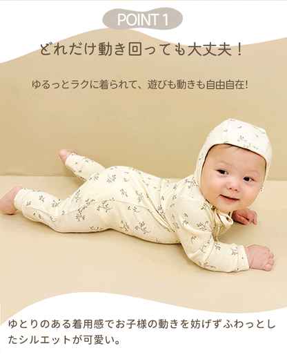 ロンパース ベビーロンパース 長袖 赤ちゃん 新生児 ベビー服 コットン ジップアップ ジッパー カバーオール 男の子 女の子 出産祝い ギフト  可愛い 春秋用 出産祝いギフト 肌にやさしい 快適な睡眠