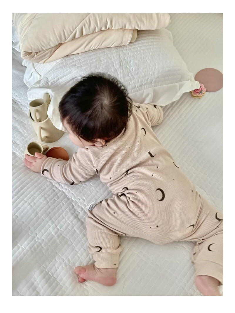 ロンパース 長袖 ベビー 赤ちゃん 秋 冬 男の子 女の子 秋冬 前開き ベビー カバーオール 新生児 ジップアップ ベビー服 足つき 長ズボン チャック ジッokurumi-015
