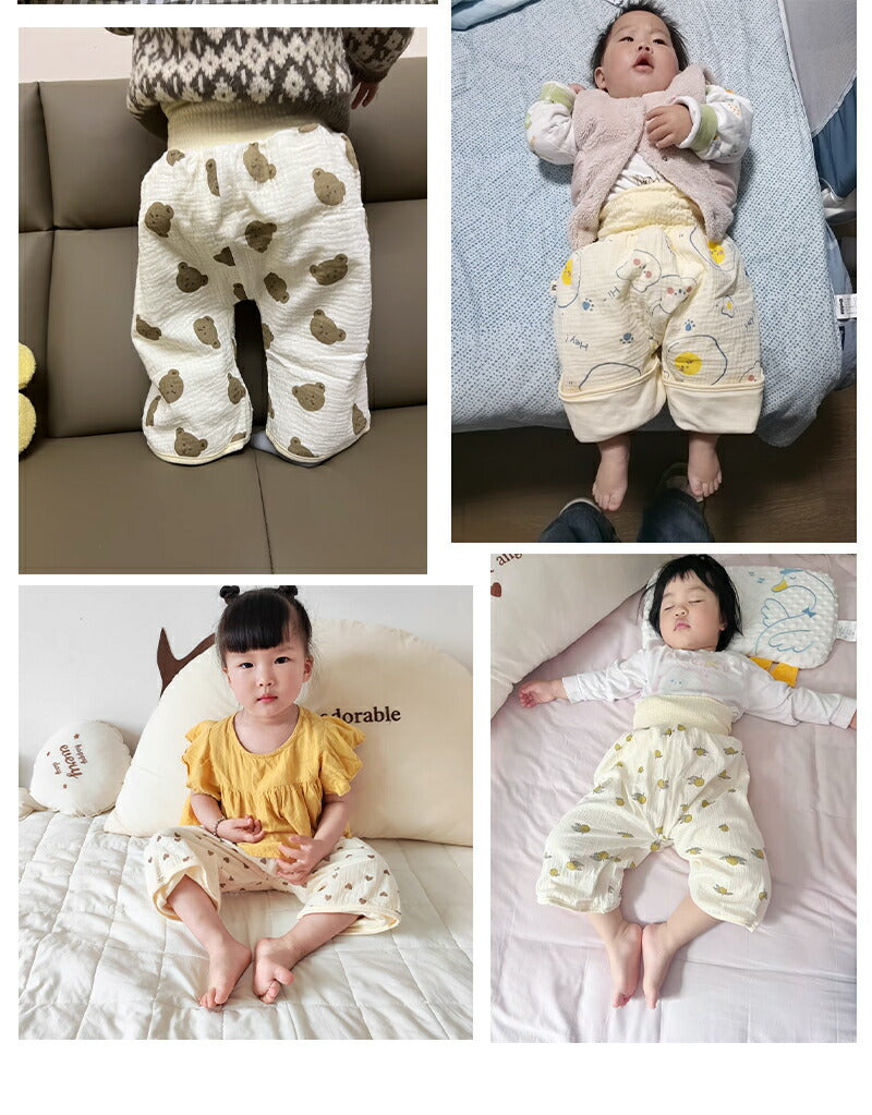 パンツ 防水 トレーニングパンツ ズボン 綿100% 子供 2歳 3歳 4歳 5歳 6歳 7歳 8歳 おねしょ シーツ 腹巻 キッズ トイトレ おねしょズボン 女の子 男の子 ベビー トイレトレーニング オムツカバー パジャマ 濡れない