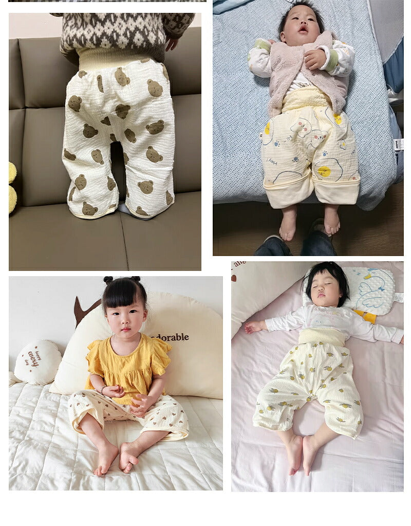 パンツ 防水 トレーニングパンツ ズボン 綿100% 子供 2歳 3歳 4歳 5歳 6歳 7歳 8歳 おねしょ シーツ 腹巻 キッズ トイトレ おねしょズボン 女の子 男の子 ベビー トイレトレーニング オムツカバー パジャマ 濡れない