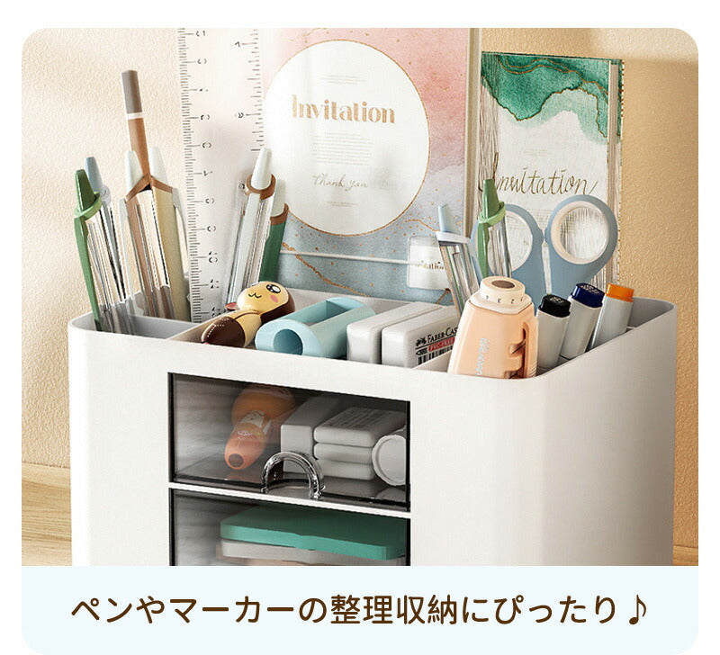 ペン立て 卓上収納ボックス  ペンスタンド ペンホルダー ペン入れ 卓上収納 デスク収納 大容量 小物 文房具 ボックス 収納 卓上 オフィス デスク デスクオpentate-01