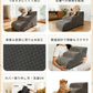 ドッグステップ ステップ 階段 犬 猫 クッション スロープ 2段 3段 4段 踏み台 ペットステップ ベッド用階段 ペット 用 滑り止め 角丸 なだらか ソファ ベッド マット 犬用階段 高さ 高め 登り降り 段差 ペット用階段 コーデュロイカバー 大型犬 中型犬 小型犬