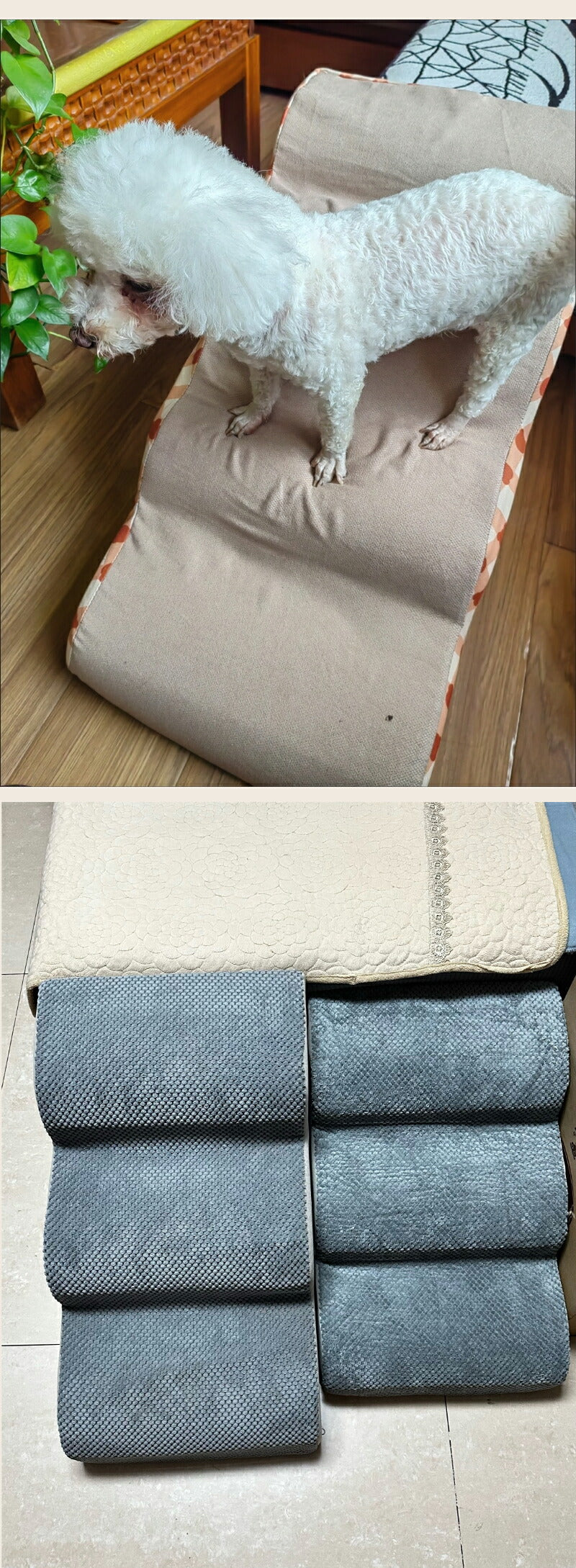 ステップ 階段 ペットステップ 犬 踏み台 2段/3段/4段 クッション スロープ ステップ ペット用 緩やかドッグステップ 撥水 スロープ犬 ペットスロープ 犬用品 室内犬 パピーヘルニア 脱臼 ケガ防止 介護用品 ウレタン
