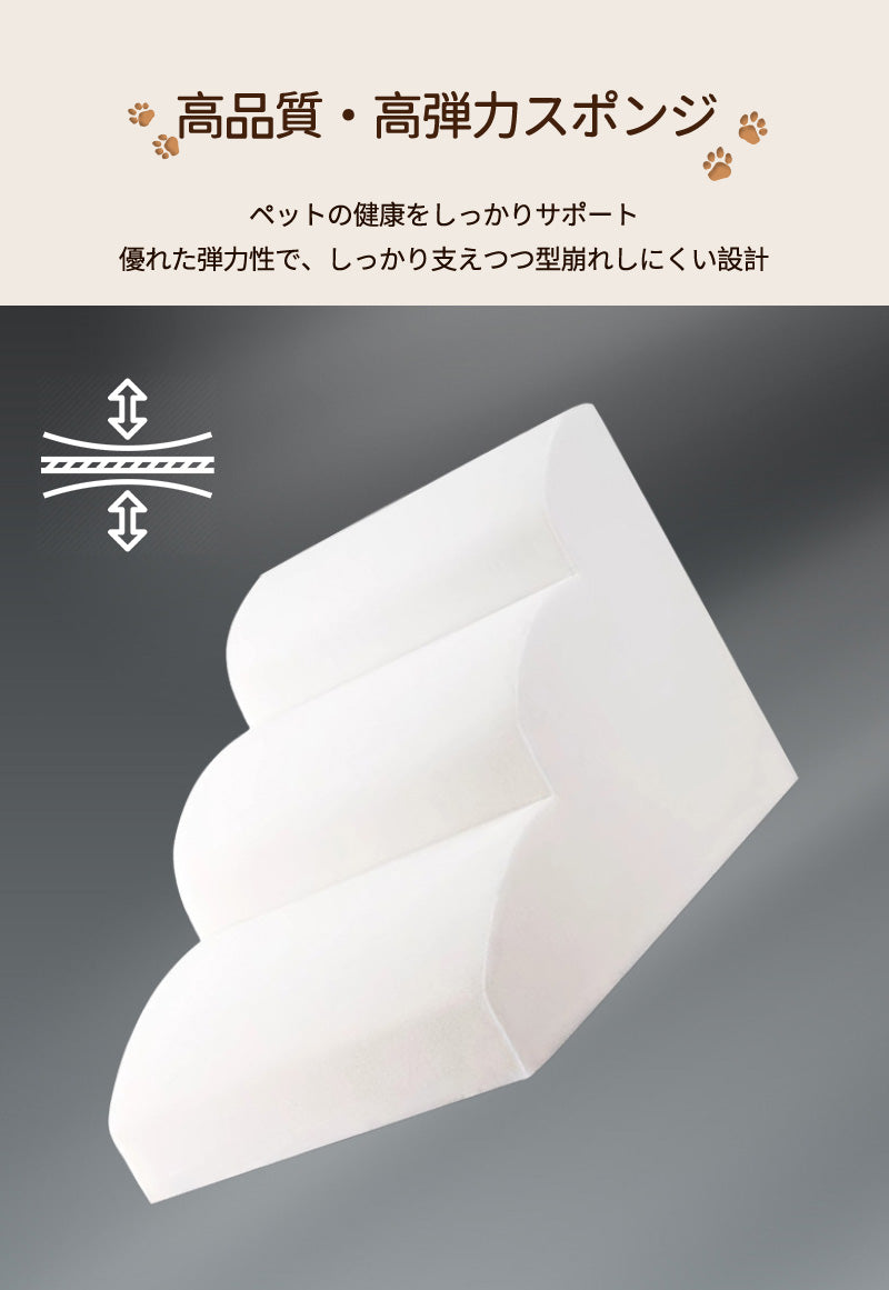 ドッグスロープ ステップ 犬 階段 ペットステップ  踏み台  2段/3段/4段 クッション スロープ ステップ ペット用 送料無料 緩やかドッグステップ 撥水 ゆったり スロープ犬 ペットスロープ ウレタン 犬用品  室内犬 パピーヘルニア 脱臼 ケガ防止 介護用品