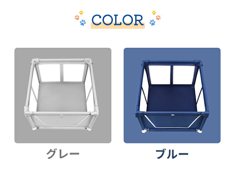 ペットサークル 折りたたみ 屋根付き 犬 猫 サークル　猫の産室 ケージ 扉付き 小型犬 中型犬 室内 組立簡単 ケージ ハウス キャットサークル ハムスター petgate-02