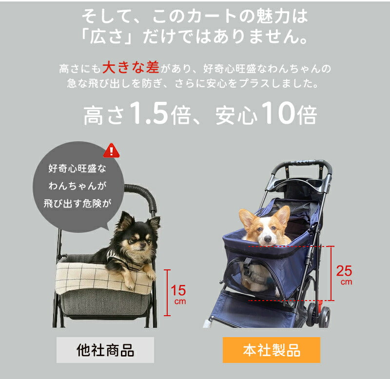 ペットカート 軽量 分離式 犬カート 中型犬 Wタイヤ 安定 2匹 軽快走行 4輪ペットカート 対面式 ペット キャリー 犬用バギー 折りたたみ式 カート 介護用 多頭 小型犬 猫 多機能 犬用ベビーカー  犬キャリー バギー 組み立て簡単 耐荷重20KG