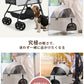 ペットカート 軽量 分離式 犬カート 中型犬 Wタイヤ 安定 2匹 軽快走行 4輪ペットカート 対面式 ペット キャリー 犬用バギー 折りたたみ式 カート 介護用 多頭 小型犬 猫 多機能 犬用ベビーカー  犬キャリー バギー 組み立て簡単 耐荷重20KG