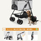 ペットカート 軽量 分離式 犬カート 中型犬 Wタイヤ 安定 2匹 軽快走行 4輪ペットカート 対面式 ペット キャリー 犬用バギー 折りたたみ式 カート 介護用 多頭 小型犬 猫 多機能 犬用ベビーカー  犬キャリー バギー 組み立て簡単 耐荷重20KG