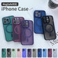 iphone16 ケース MagSafe iphone15 ケース スマホケース iphoneケース magsafe対応 iphone14 クリアケース iphone13 pro マグセーフ iphone12 ワイヤレス充電対応 透明 耐衝撃 シンプル 背面 メンズ レディース