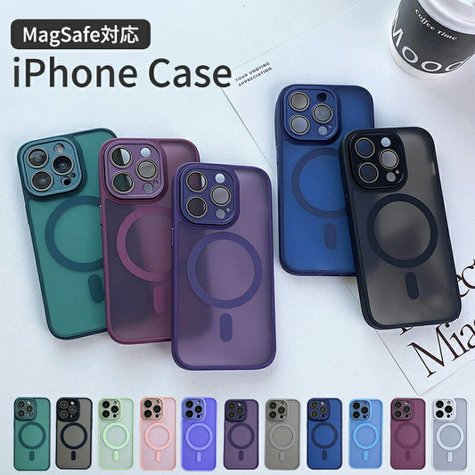 iphone16 ケース MagSafe iphone15 ケース スマホケース iphoneケース magsafe対応 iphone14 クリアケース iphone13 pro マグセーフ iphone12 ワイヤレス充電対応 透明 耐衝撃 シンプル 背面 メンズ レディース