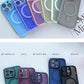 iphone16 ケース MagSafe iphone15 ケース スマホケース iphoneケース magsafe対応 iphone14 クリアケース iphone13 pro マグセーフ iphone12 ワイヤレス充電対応 透明 耐衝撃 シンプル 背面 メンズ レディース
