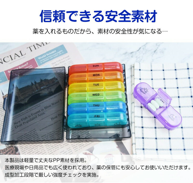 ピルケース 薬 薬ケース 大容量 1週間 朝昼晩 薬入れケース 携帯用 お薬ケース サプリケース 持ち運び サプリメントケース 薬入れ サプリメント 小型 1日3回 錠剤 仕切り コンパクト 大きめ 常備薬 ケース 飲み忘れ防止 持ち運び便利 高齢者 シンプル おしゃれ プレゼント