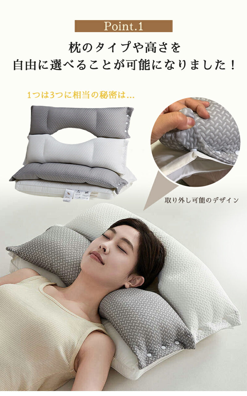 安眠枕 首こり 枕 肩こり 双層熟睡枕 横向き寝 横向き 足枕 高め 低め 高反発 通気性抜群 二段階調整 柔らかい 熟睡 洗える 抗菌 消臭 快眠枕 整体枕 マクラ 頸椎安定型 頸椎サポート 双層 新生活 健康枕 クリスマス 頭痛 腰枕 ストレートネック 寝返り 軽い 防臭