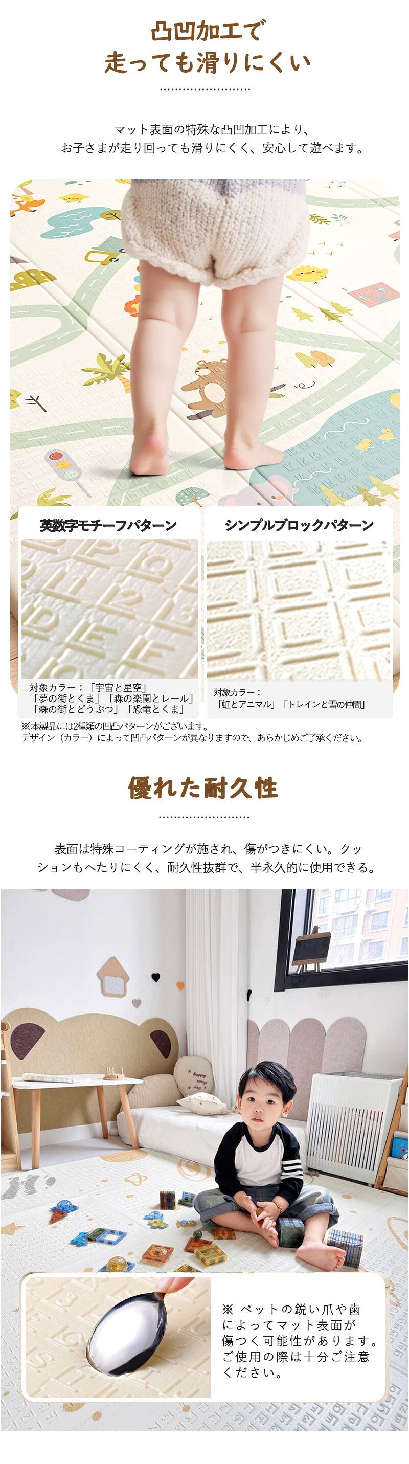 プレイマット 折りたたみ ベビー 幼稚園 両面仕様 かわいい52柄 道路 防水 赤ちゃん 抗菌 防汚 防音 ベビーマット 子供部屋 幼稚園 保育園 男の子 女の子 コンパクト 防音マット お昼寝マット クリスマス ギフト用手持ちバック