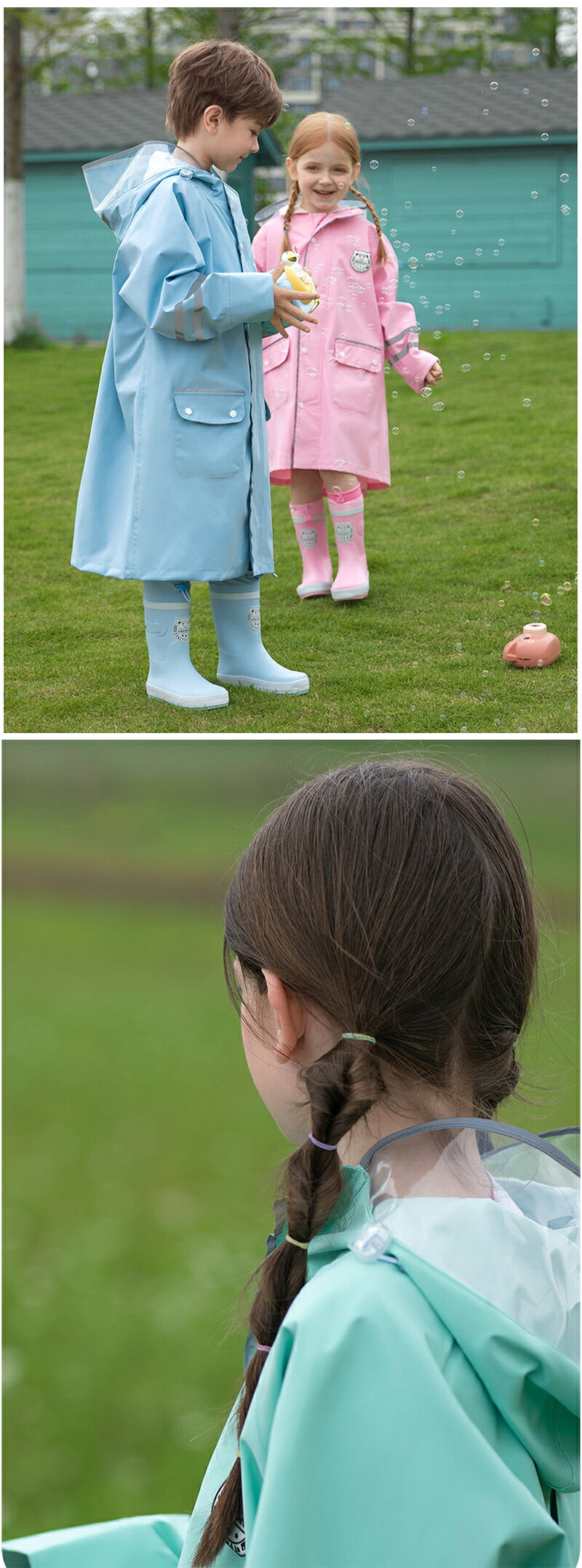 レインコート 子供 雨具 キッズ 撥水 入学 男の子 カッパ 幼稚園 反射テープ ランドセル 収納バッグ付き 反射リフレクター ランドセル対応 レインウェア リフレクター付き 子供服 防水 ベビー 女の子 収納バッグ付 かわいい 小学生