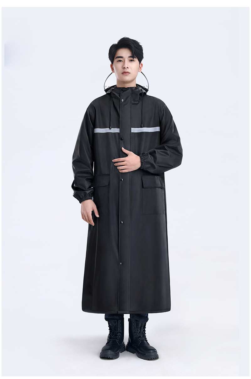 レインコート メンズ レディース raincoat アウトドア レインポンチョ バイク 自転車 通学 リュック 反射テープ 二重ツバ 通勤 ポケット付き キャンraincoat-1002