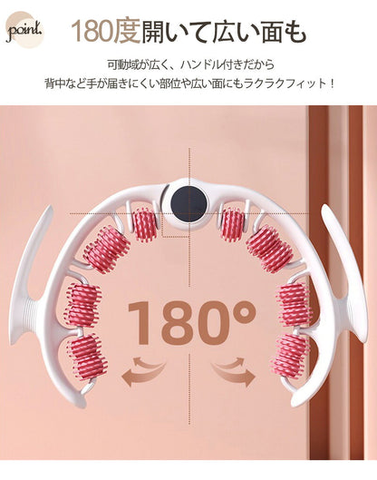 筋膜ローラー 太もも 筋膜リリース ふくらはぎ ローラー フォームローラー マッサージローラー トレーニング ダイエット マッサージ ストレッチローラー 全身 足 器具 自宅 取り外し可能 セルライトローラー 挟む式 180°開閉