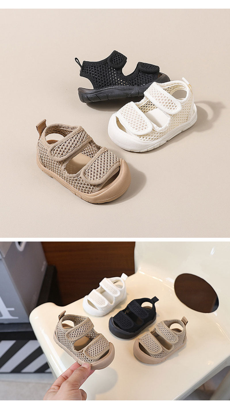 サンダル 履きやすい 子供靴 スポーツ 女の子 こども 男の子 キッズサンダル 滑りにくい ベビー マジックテープ 面ファスナー スポーツサンダル 赤ちゃん 14cm 15cm 子供サンダル メッシュ ベビーシューズ 脱げない 脱げ防止 軽量 12cm 13cm 柔らかい かかと付き プール 夏