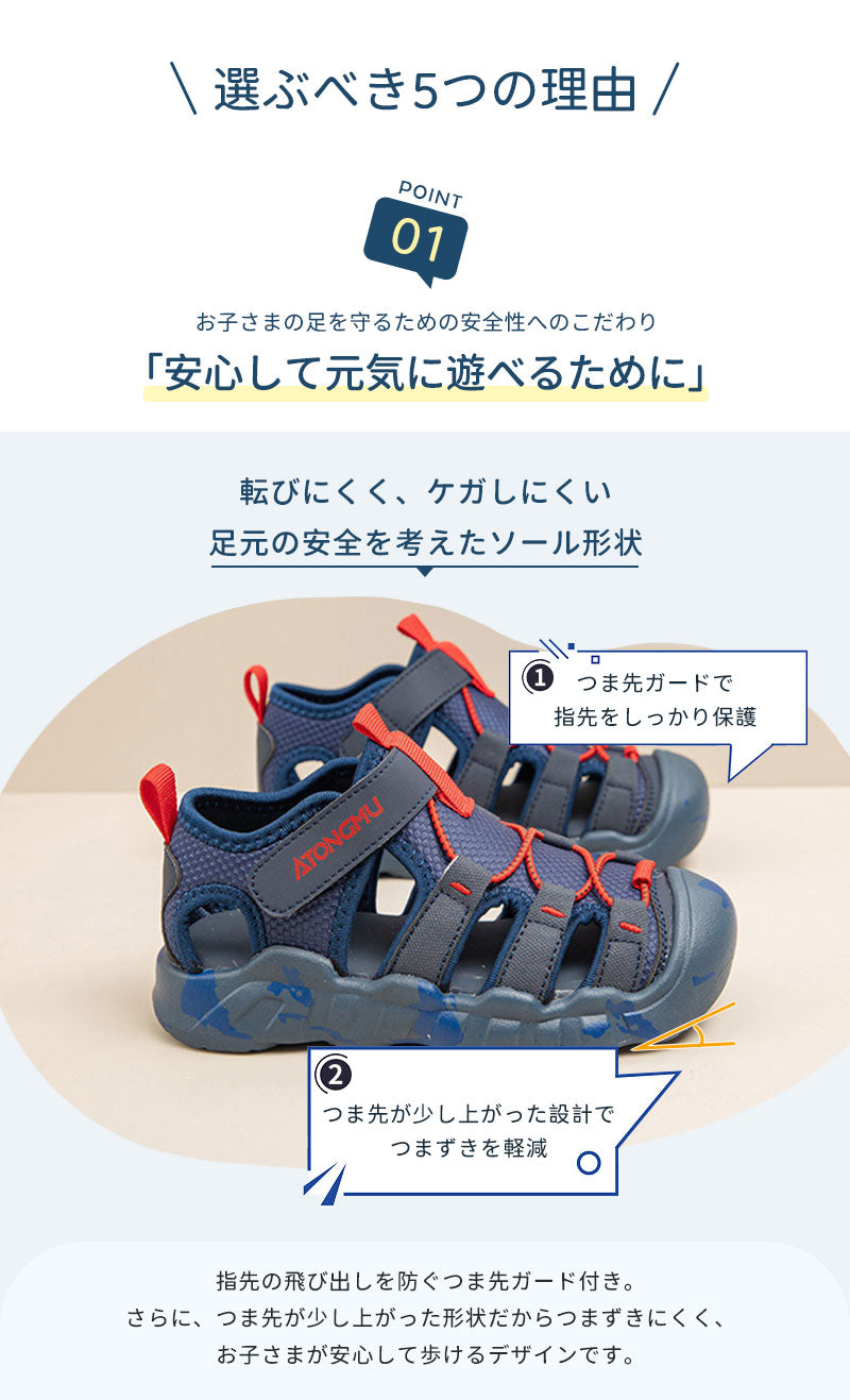 サンダル 履きやすい 子供靴 スポーツ 女の子 こども 男の子 キッズサンダル 滑りにくい ベビー マジックテープ 面ファスナー スポーツサンダル 赤ちゃん 14cm 15cm 子供サンダル メッシュ ベビーシューズ 脱げない 脱げ防止 軽量 12cm 13cm 柔らかい かかと付き プール 夏